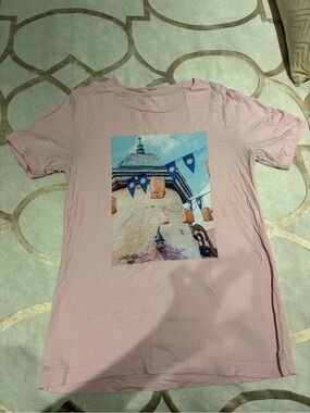 Magic Kingdom Tangled bathrooms printed tee